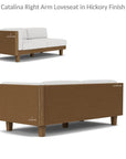 Lloyd Flanders Catalina Right Loveseat Sectional All Weather Wicker