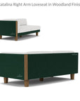 Lloyd Flanders Catalina Right Loveseat Sectional All Weather Wicker