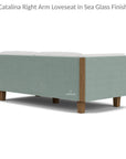 Lloyd Flanders Catalina Right Loveseat Sectional All Weather Wicker