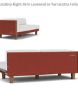 Lloyd Flanders Catalina Right Loveseat Sectional All Weather Wicker