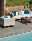 Lloyd Flanders Catalina Sofa All Weather Wicker & Teak Furniture