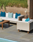 Lloyd Flanders Catalina Sofa All Weather Wicker & Teak Furniture