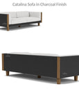 Lloyd Flanders Catalina Wicker 90" Sofa Teak Tables Made USA