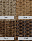 Lloyd Flanders Catalina Wicker 90" Sofa Teak Tables Made USA