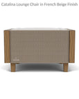 Lloyd Flanders Catalina Wicker Lounge Chair Ottoman & Teak Table
