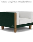 Lloyd Flanders Catalina Wicker Lounge Chair Ottoman & Teak Table