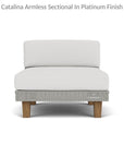 Catalina Wicker Sectional With Ottoman and End Table Patio Set - Uptown Sebastian