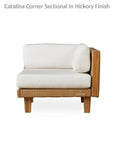 Catalina Wicker Sectional With Ottoman and End Table Patio Set - Uptown Sebastian