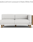 Catalina Wicker Sectional With Ottoman and End Table Patio Set - Uptown Sebastian