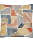 Cayo Modern Abstract Multi Color Large Throw Pillow With Insert - Uptown Sebastian