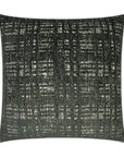 Collateral Charcoal Textured Grey Large Throw Pillow With Insert - Uptown Sebastian