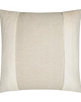 Courchevel Cream Faux Fur Ivory Large Throw Pillow With Insert - Uptown Sebastian