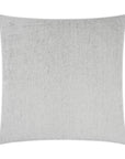 Cuddle Fog Solid Silver Large Throw Pillow With Insert - Uptown Sebastian