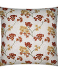 D.V. Kap Demi Sunset Floral Orange Yellow Large Throw Pillow
