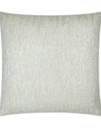 Dripping Glam Textured White Large Throw Pillow With Insert - Uptown Sebastian