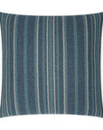 Ernest Blue Stripes Blue Large Throw Pillow With Insert - Uptown Sebastian