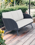 Lloyd Flanders Essence Sofa All Weather Wicker Furniture Made USA