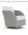 Lloyd Flanders Essence Swivel Glider Lounge Chair Wicker Furniture