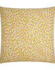 Everly Abstract Yellow Large Throw Pillow With Insert - Uptown Sebastian