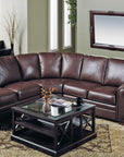Franklin Symmetrical Leather Sectional Sofa Made to Order - Uptown Sebastian