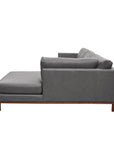 Freehand Leather Sectional With Chaise Made to Order - Uptown Sebastian