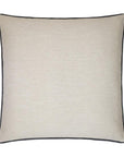 D.V. Kap Ghent Chocolate Solid Tan Brown Large Throw Pillow