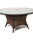 Lloyd Flanders Grand Traverse 48" Round Umbrella Dining Table