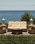 Lloyd Flanders Grand Traverse Patio Deep Sofa Sunbrella Cushions