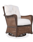 Lloyd Flanders Grand Traverse Swivel Glider Lounge Chair Sunbrella