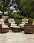 Lloyd Flanders Grand Traverse Swivel Glider Lounge Chair Sunbrella