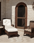 Lloyd Flanders Grand Traverse Porch Rocker Sunbrella Cushions