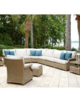 Lloyd Flanders Hamptons Sectional Unit All-Weather Outdoor Furniture