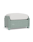 Hamptons Outdoor Furniture Wicker Ottoman Lloyd Flanders - Uptown Sebastian