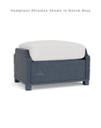 Hamptons Outdoor Furniture Wicker Ottoman Lloyd Flanders - Uptown Sebastian
