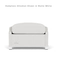 Hamptons Outdoor Furniture Wicker Ottoman Lloyd Flanders - Uptown Sebastian