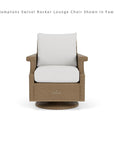 Hamptons Outdoor Furniture Wicker Swivel Rocker Lounge Chair - Uptown Sebastian
