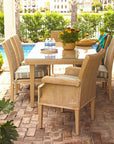 Hamptons Outdoor Wicker Dining Table Set for 6 Lloyd Flanders Lloyd Flanders - Uptown Sebastian
