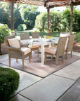 Hamptons Outdoor Wicker Dining Table Set for 6 Lloyd Flanders Lloyd Flanders - Uptown Sebastian