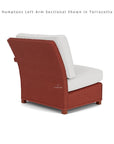 Lloyd Flanders Hamptons Outdoor Wicker L-Shaped Sectional With Tables