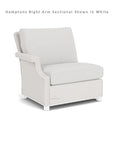 Lloyd Flanders Hamptons Outdoor Wicker L-Shaped Sectional Side Table