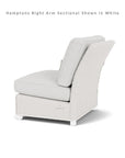 Lloyd Flanders Hamptons Outdoor Wicker L-Shaped Sectional Side Table