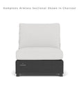 Lloyd Flanders Hamptons Outdoor Wicker L-Shaped Sectional Side Table