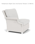 Lloyd Flanders Hamptons Outdoor Wicker L-Shaped Sectional Side Table