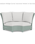 Lloyd Flanders Hamptons Outdoor Wicker Sectional Lounge Set Chair