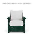 Lloyd Flanders Hamptons Outdoor Wicker Sectional Lounge Set Chair