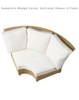 Lloyd Flanders Hamptons Outdoor Wicker Sectional Lounge Set Chair