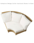 Hamptons Outdoor Wicker Sectional Sofa and Lounge Chair Set Lloyd Flanders - Uptown Sebastian