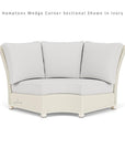 Hamptons Outdoor Wicker Sectional Sofa and Lounge Chair Set Lloyd Flanders - Uptown Sebastian