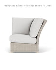 Lloyd Flanders Hamptons Outdoor Wicker Sectional Coffee Table Set