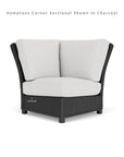 Lloyd Flanders Hamptons Outdoor Wicker Sectional Coffee Table Set